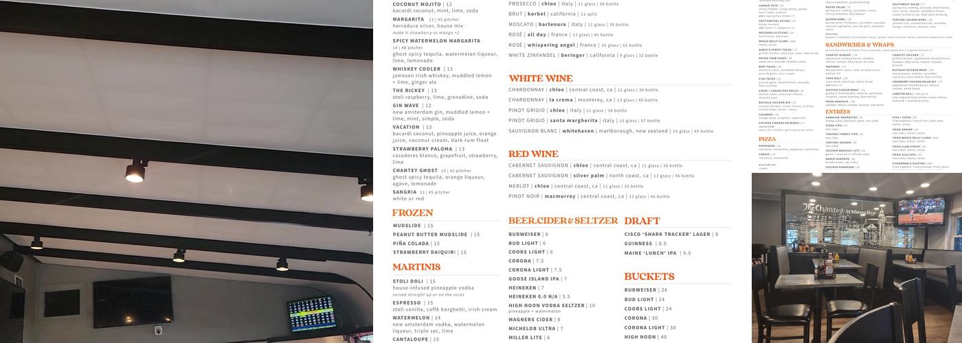 Chantey At Marina Bay Menu