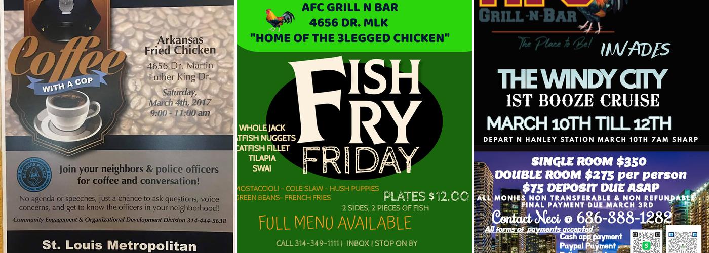 Arkansas Fried Chicken Menu