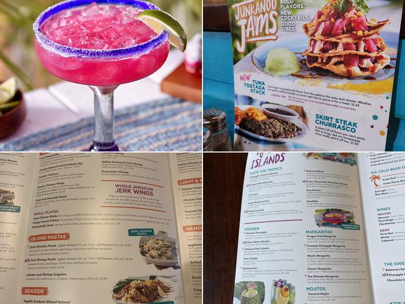 Bahama Breeze Menu