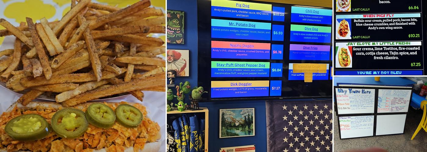 Andy's Roadside Dive Menu