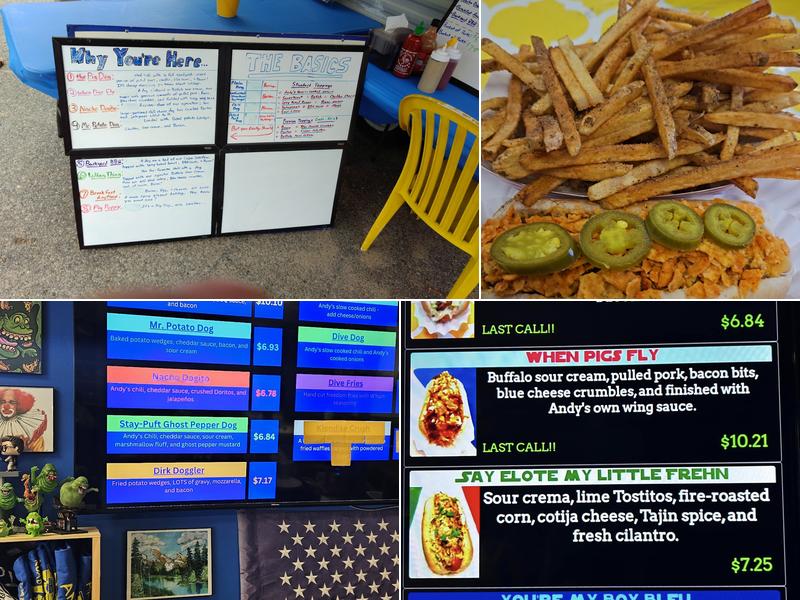 Andy's Roadside Dive Menu