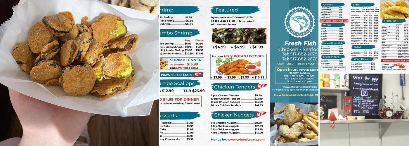 Lansing Fish Market Menu