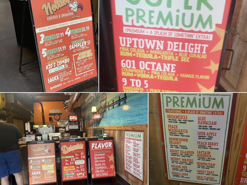 Nellie's Chicken And Daiquiris Menu