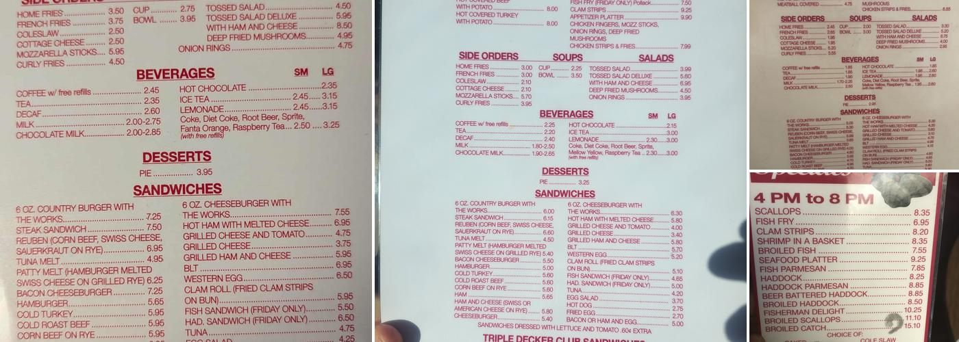 Country Kitchen Menu