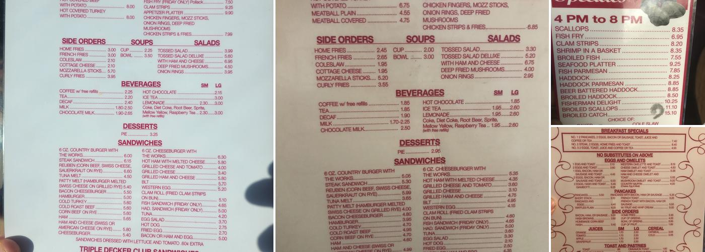 Country Kitchen Menu