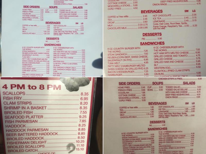Country Kitchen Menu