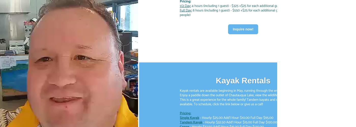 Ready About Sailing at Long Point State Park Menu