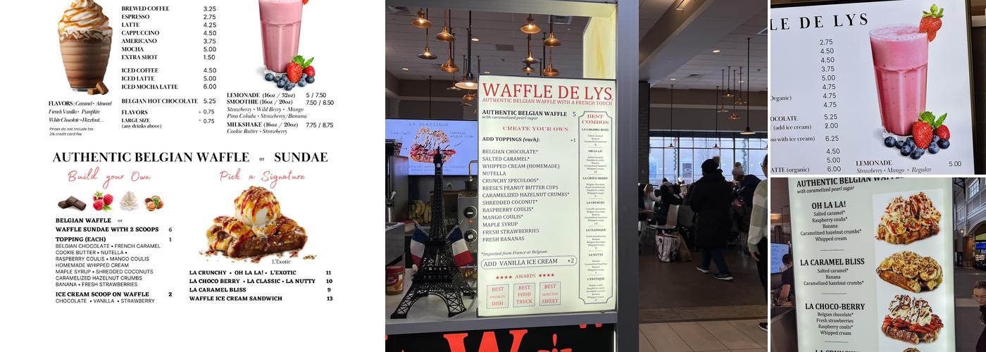 Waffle De Lys Menu