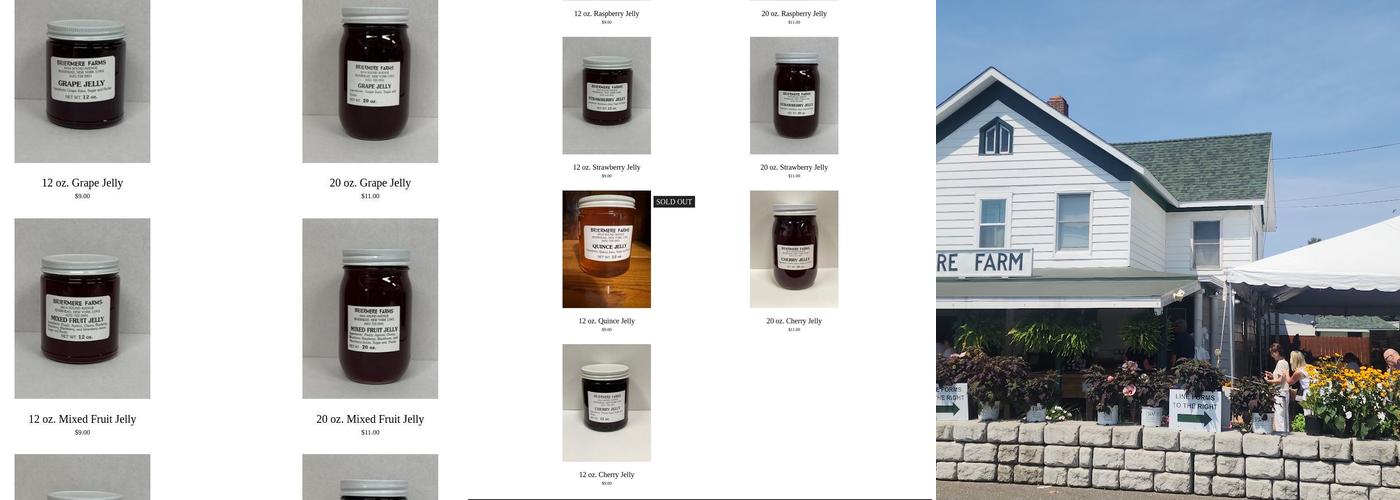 Briermere Farms Menu