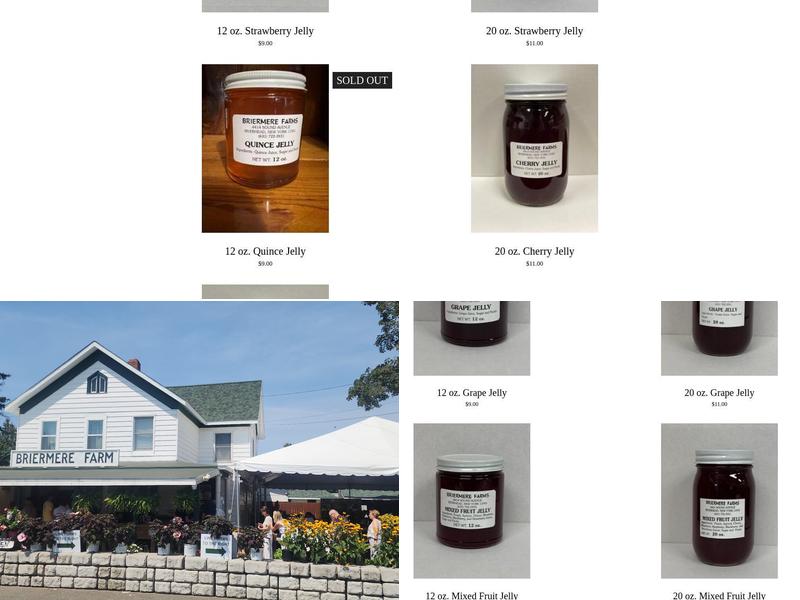 Briermere Farms Menu