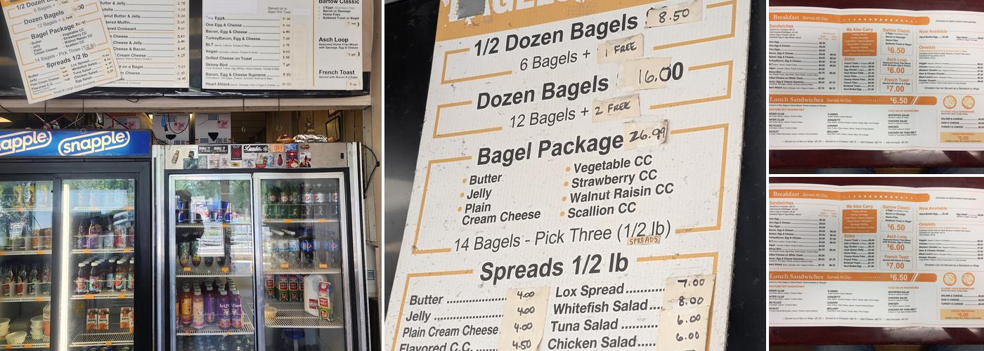 Bagels On Bartow Menu