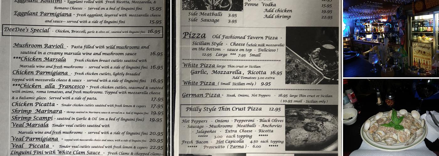 Crivellaro's Ristorante Menu