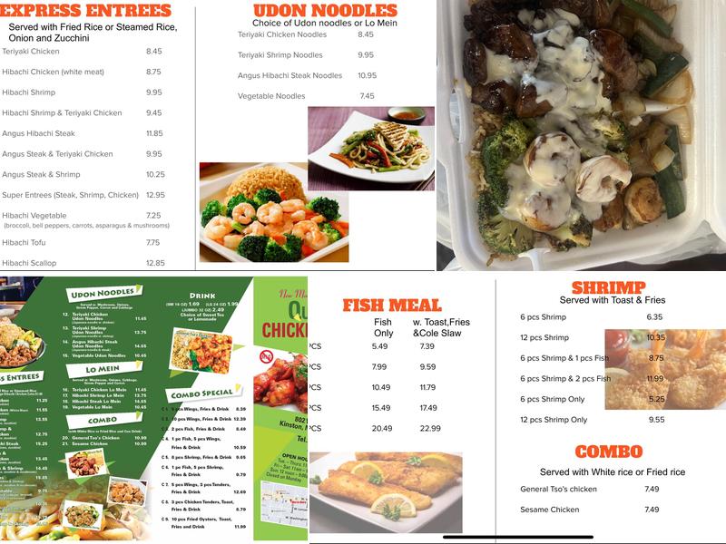 Quick N Chicken Menu