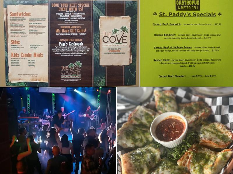 The Cove - Seafood & Banquets Menu