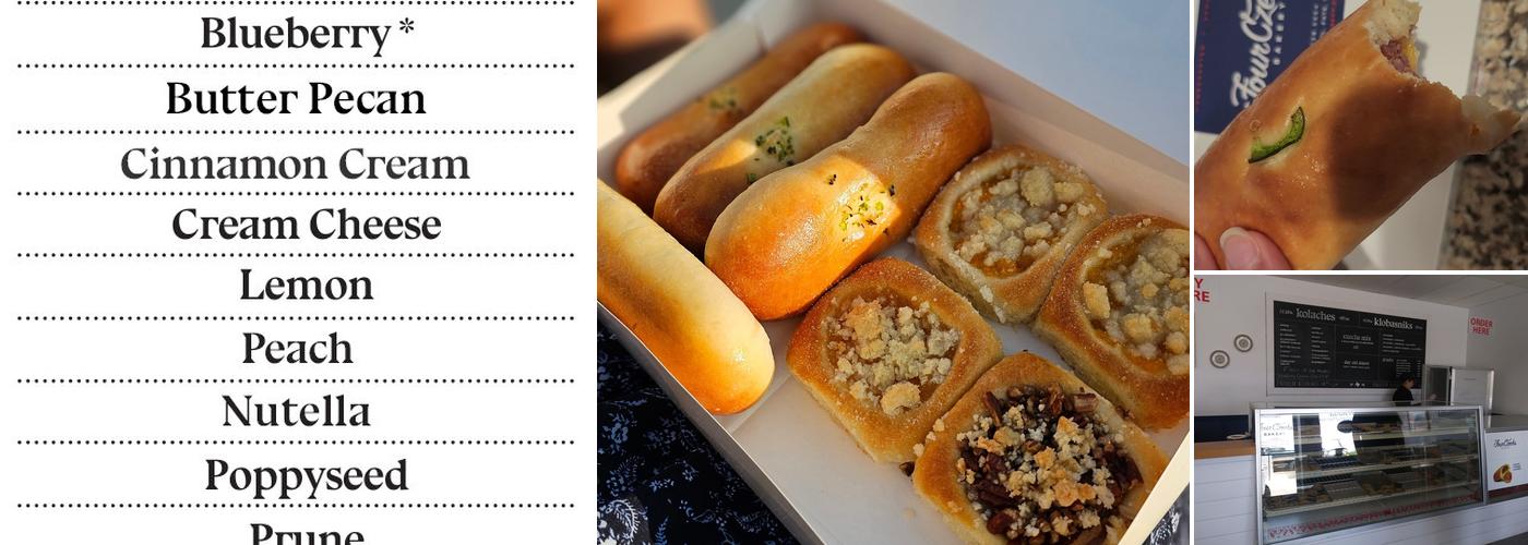 Four Czechs Bakery Menu