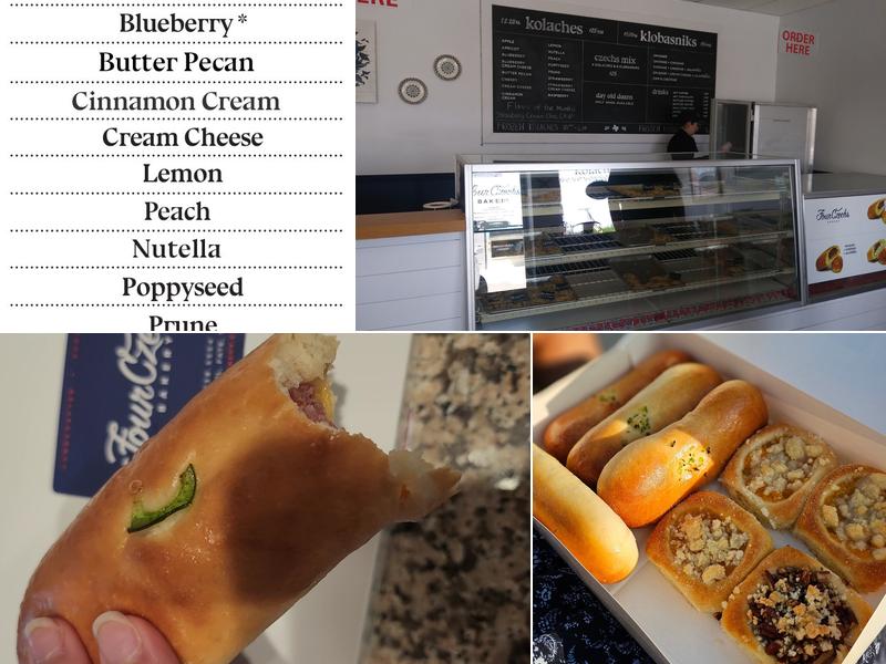 Four Czechs Bakery Menu