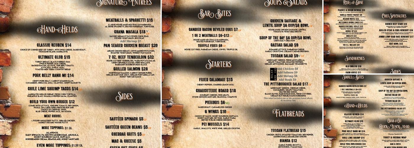 Wallace's Whiskey Room & Kitchen Menu