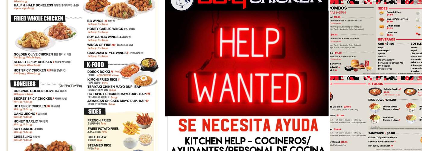 bb.q Chicken UpperDarby Menu