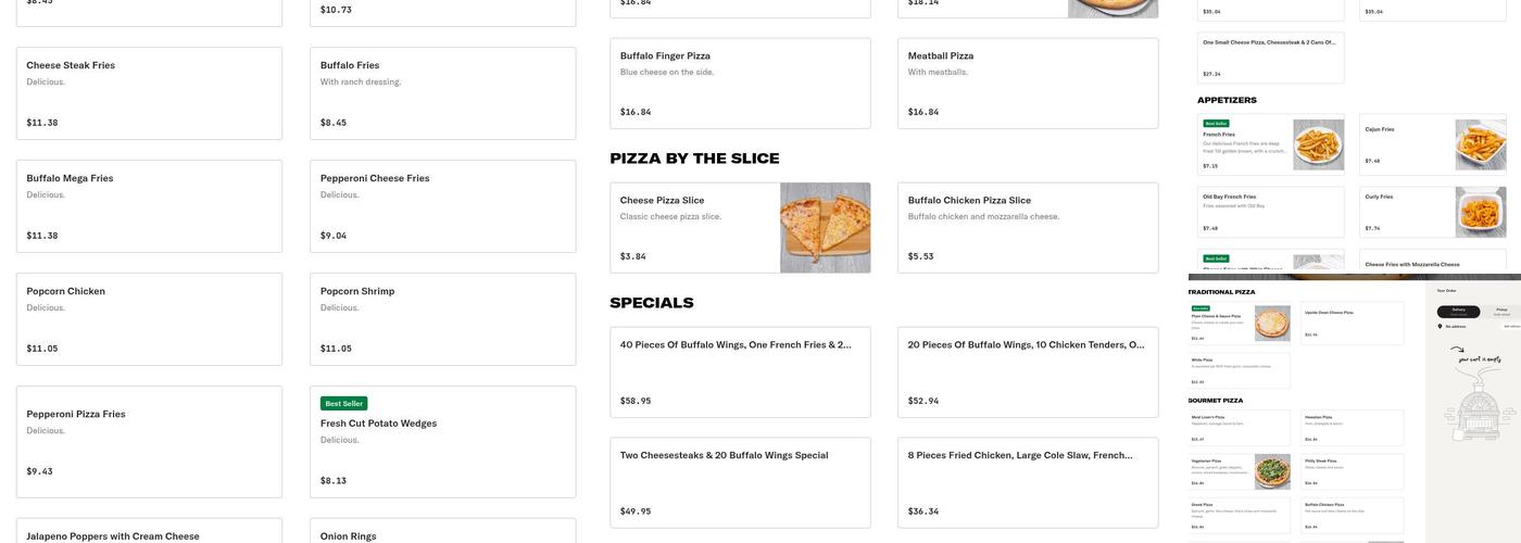 Philly Wings & Things Menu