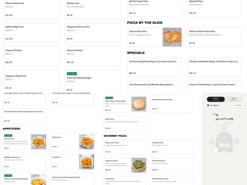 Philly Wings & Things Menu