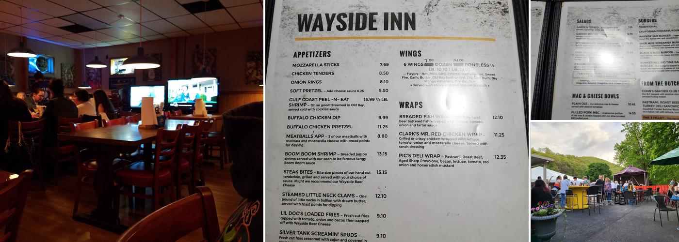 Wayside Inn Menu