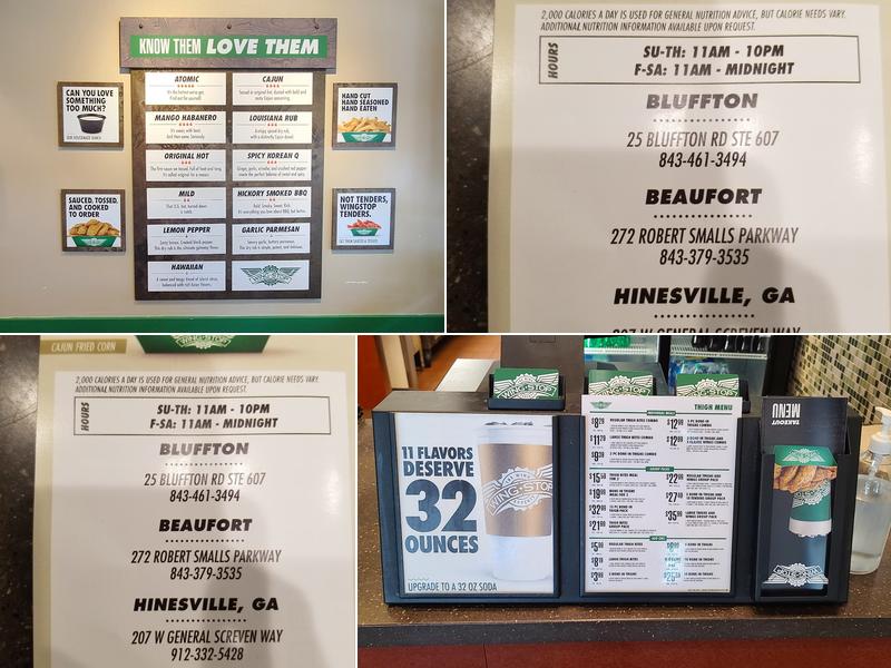 Wingstop Menu