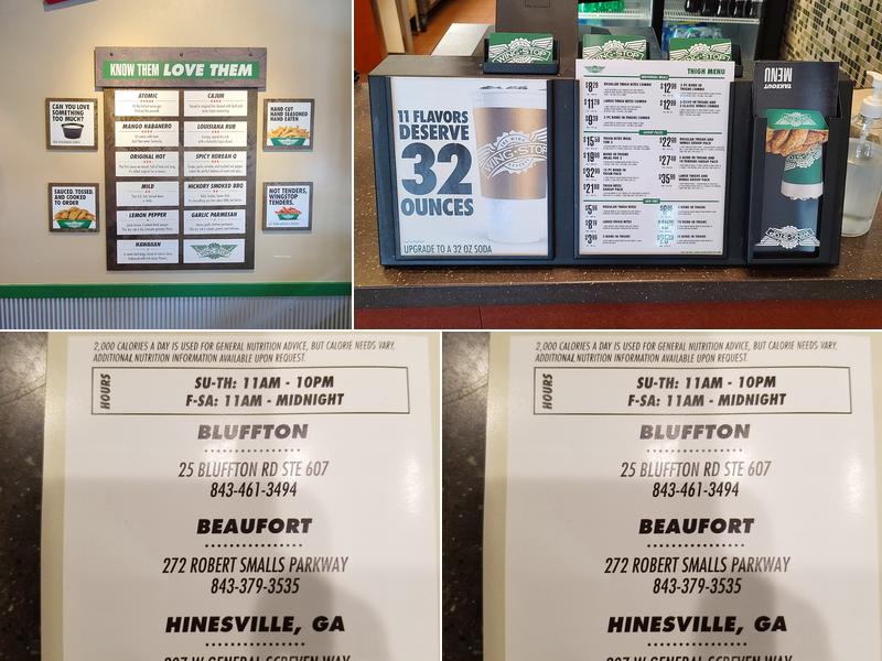 Wingstop Menu