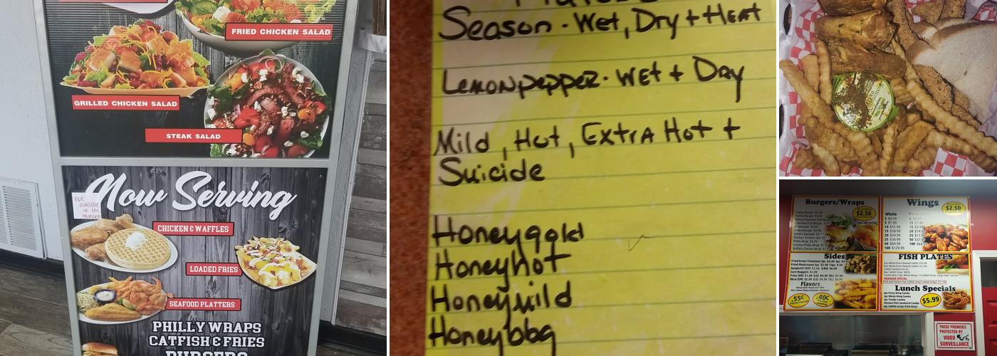 Crump's Fish & Wings Menu