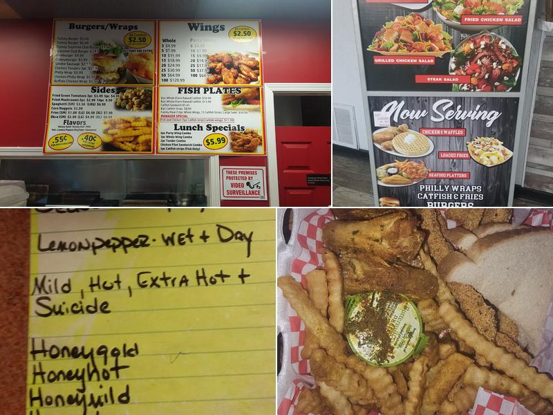 Crump's Fish & Wings Menu