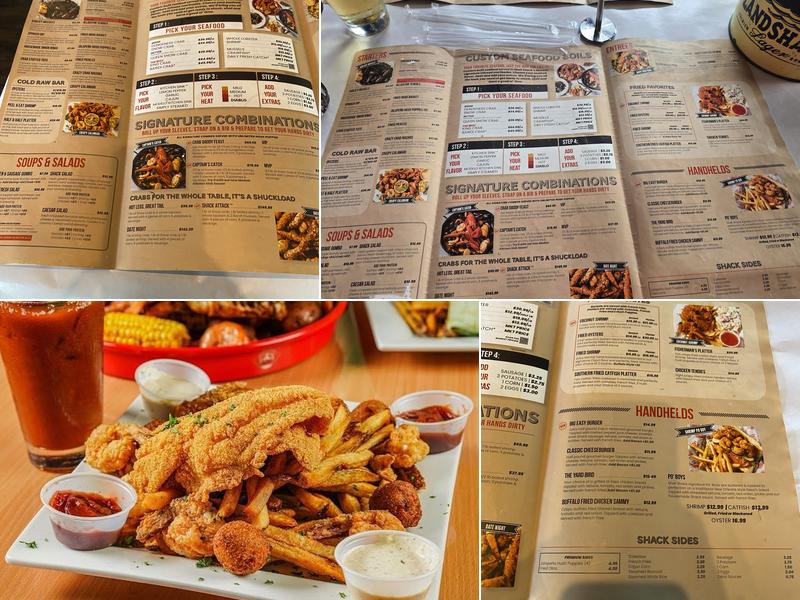 Shell Shack Menu