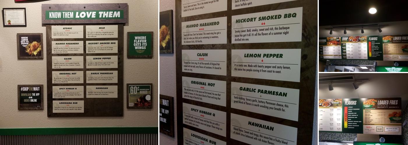 Wingstop Menu