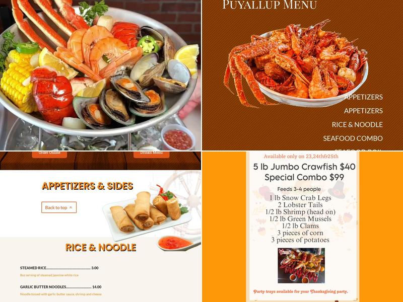 Crawfish Chef Menu