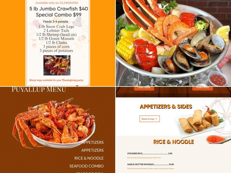 Crawfish Chef Menu