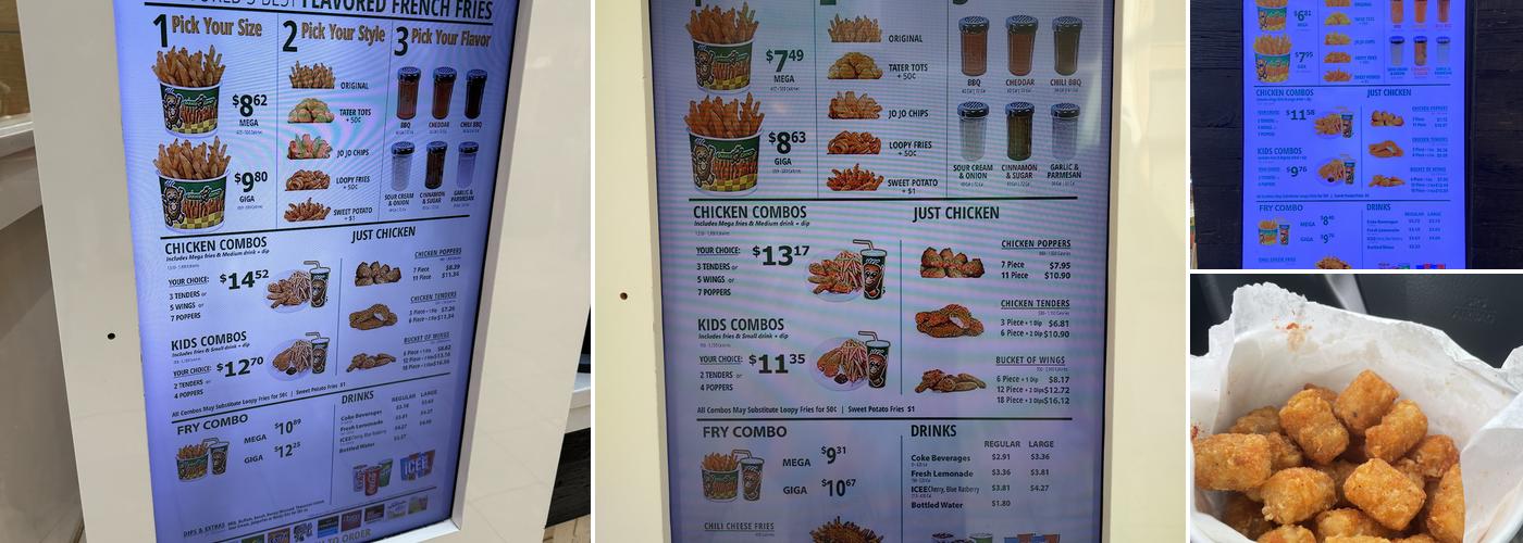 Potato Corner Menu