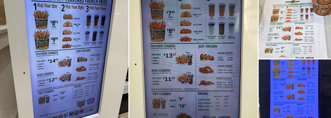 Potato Corner Menu