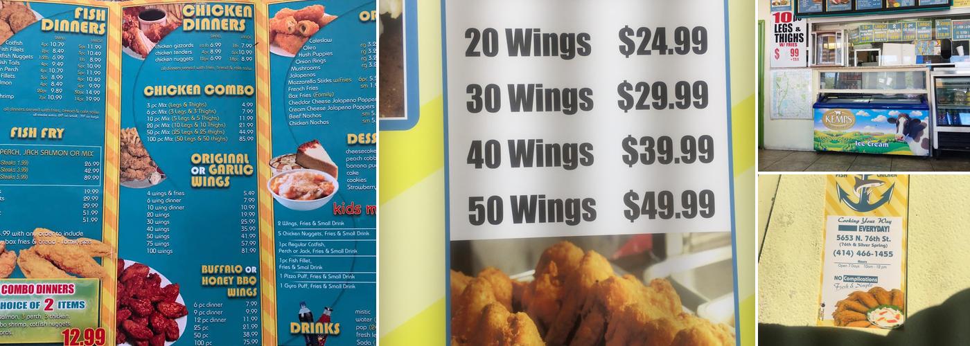 Sharks Fish & Chicken on 76th St Menu