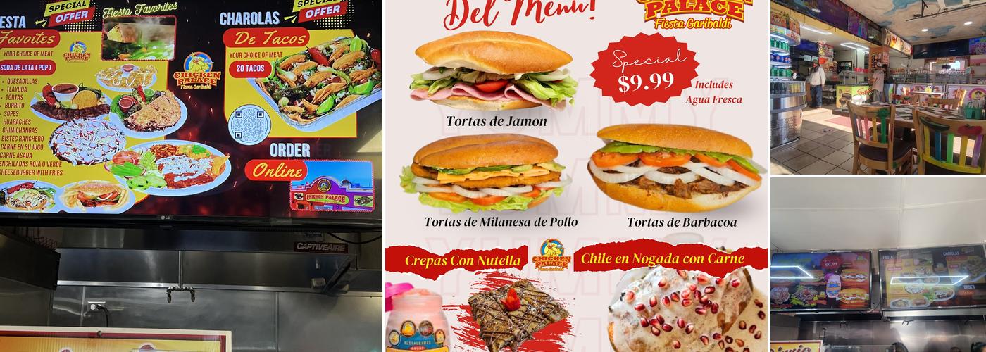Chicken Palace and La Jarochita Menu