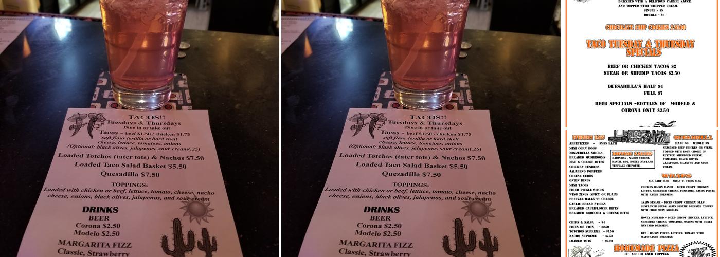 Sidetracked Menu