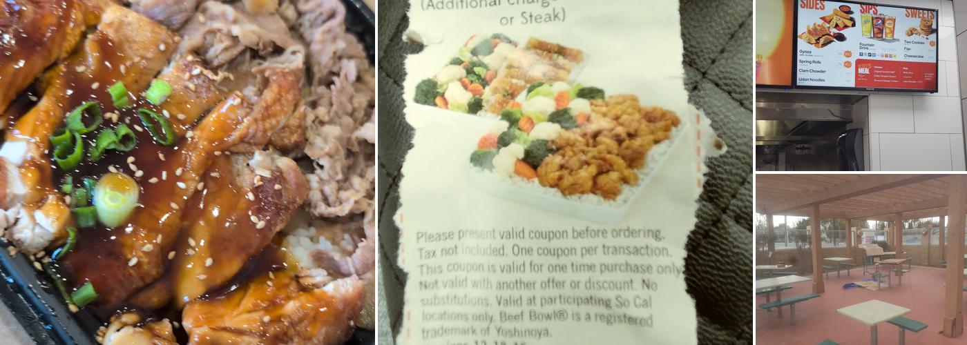 Yoshinoya Palmdale Menu