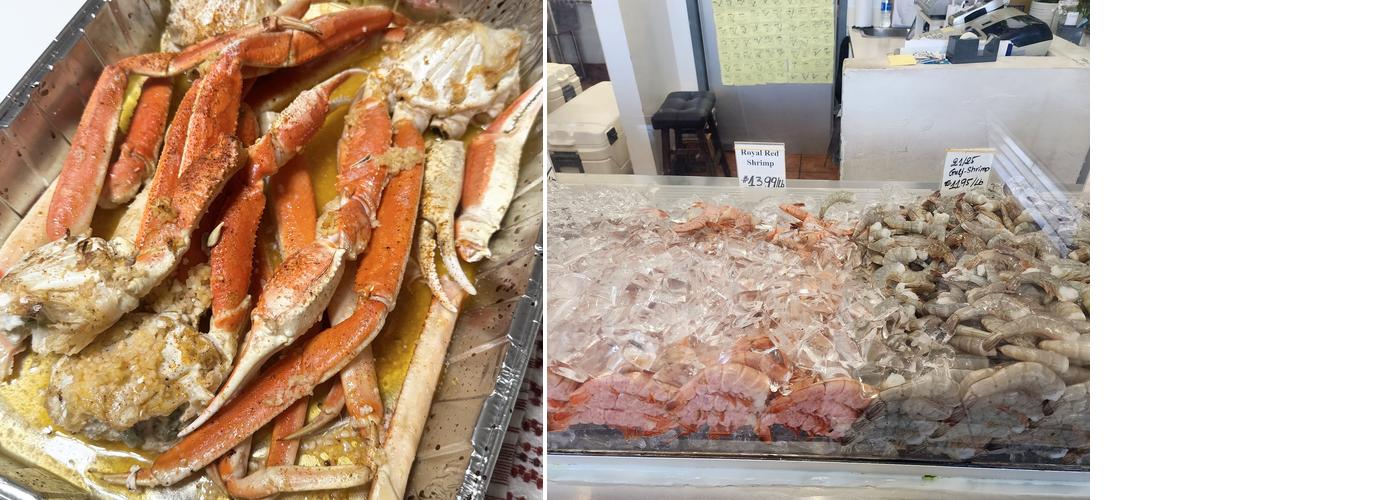 A&V Seafood Market Menu