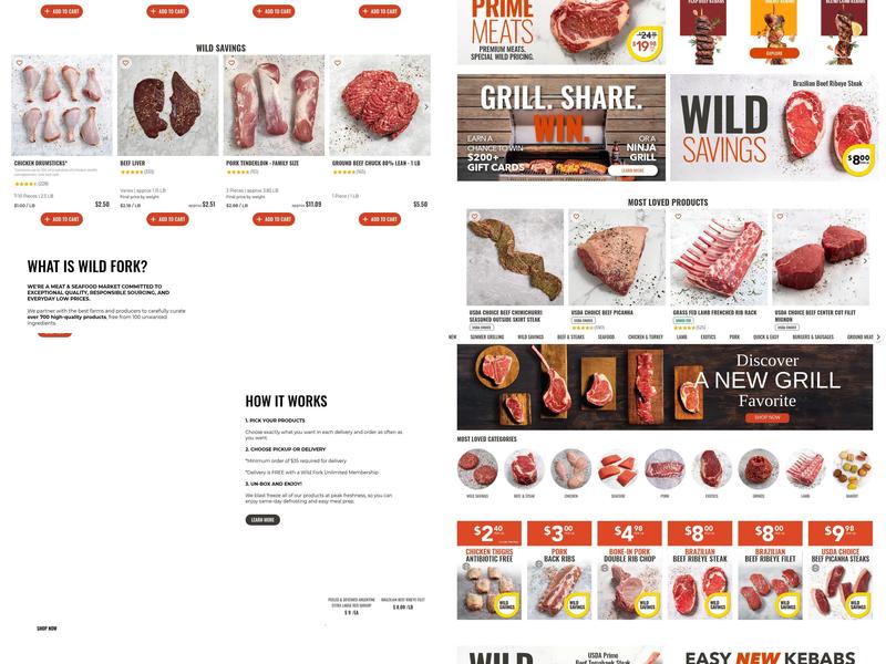 Wild Fork Menu