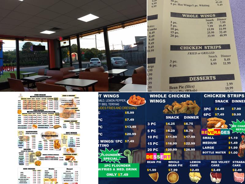 Ameen fish and wings Menu