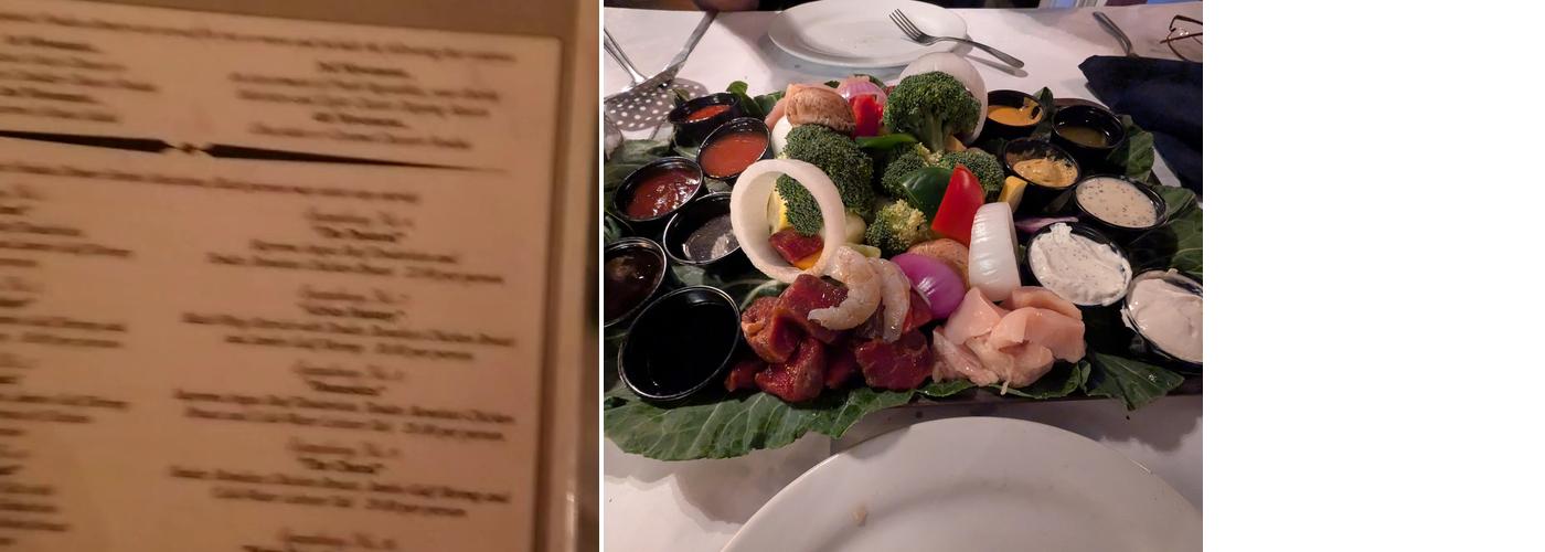 Lucerne's Fondue & Spirits Menu