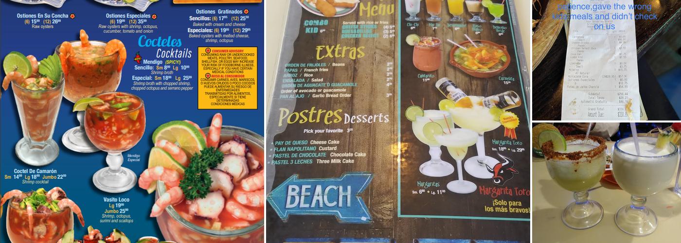 Las Islas Marias Menu
