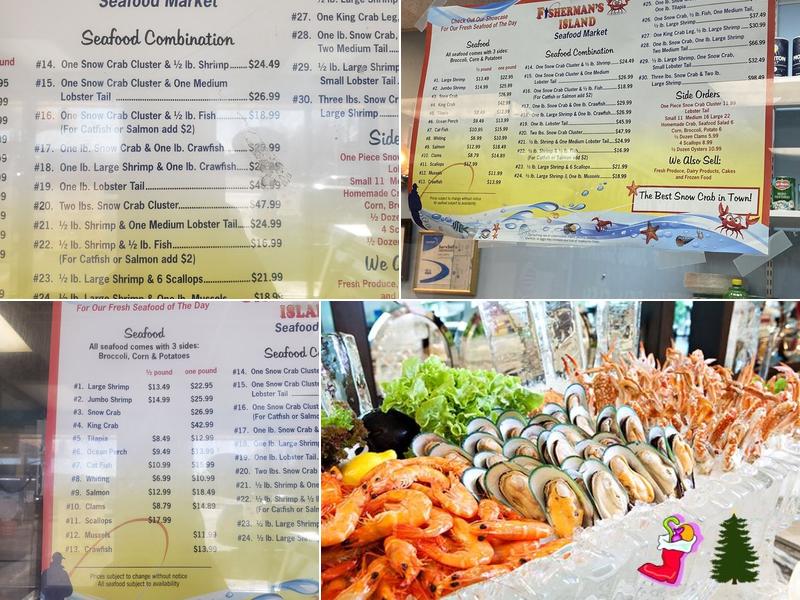 Fisherman's Island Menu