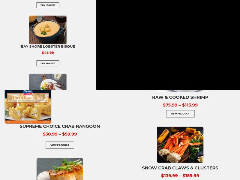 Supreme Lobster & Seafood Inc Menu