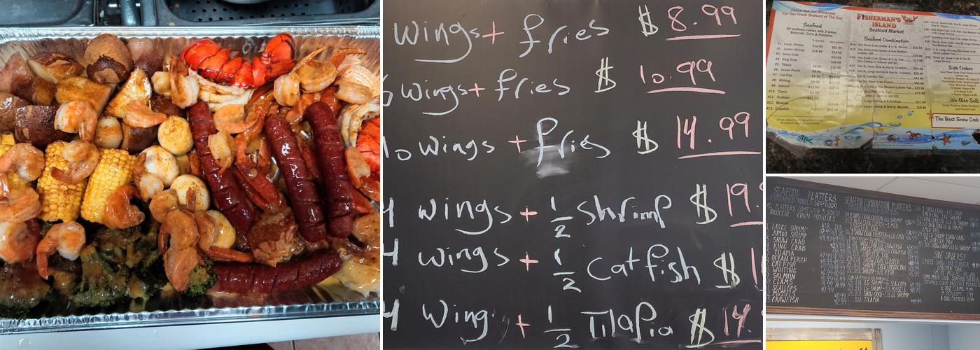 Fisherman's Island Menu