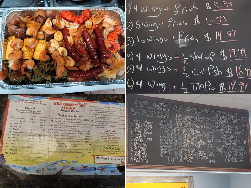 Fisherman's Island Menu