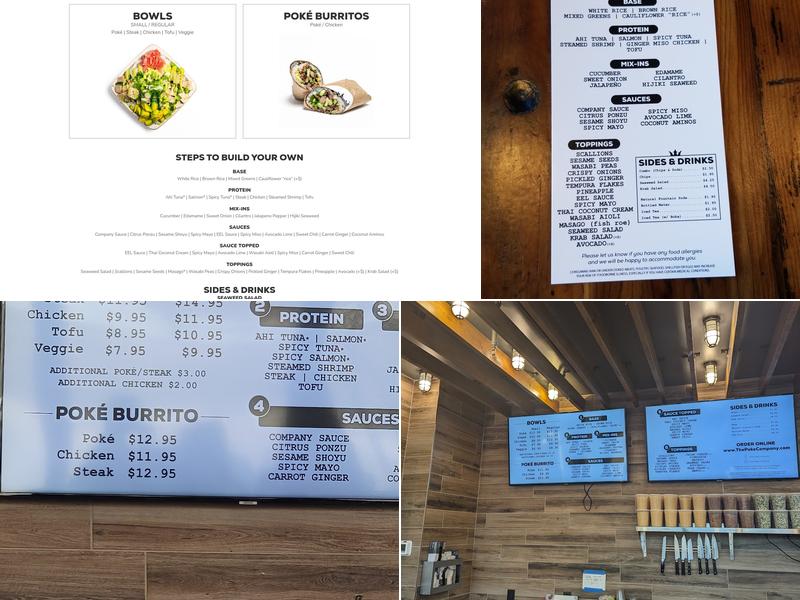 The Poké Company Menu