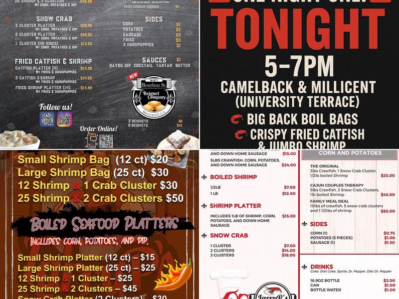 LarryP's Boiling Pot Menu